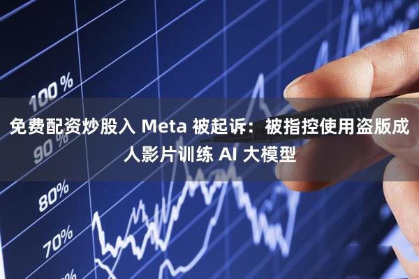 免费配资炒股入 Meta 被起诉：被指控使用盗版成人影片训练 AI 大模型